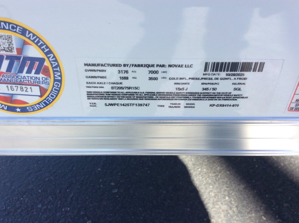 2026 Pace American 7' x 14' OUTBACK DELUXE Enclosed Cargo trailer