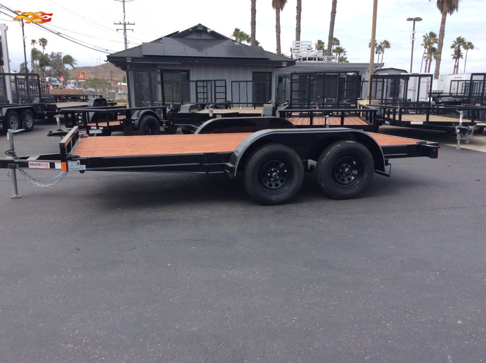 2026 Innovative 83" x 16' Car Hauler Flatbed trailer