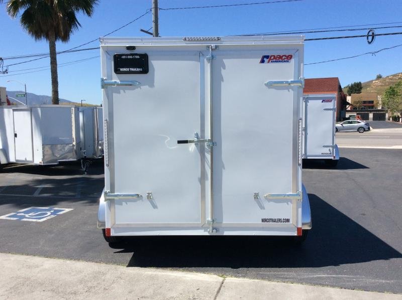 2024 Pace American Outback DLX 7' x 12' Tandem Axle Enclosed Cargo Trailer