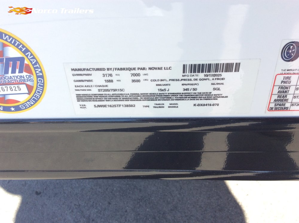 2026 Look Trailers 7' x 16' ST DELUXE Enclosed Cargo trailer