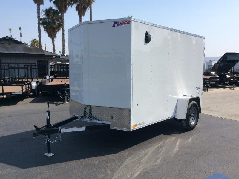 2025 Pace American Outback DLX 6' x 10' Single Axle Enclosed Cargo Trailer