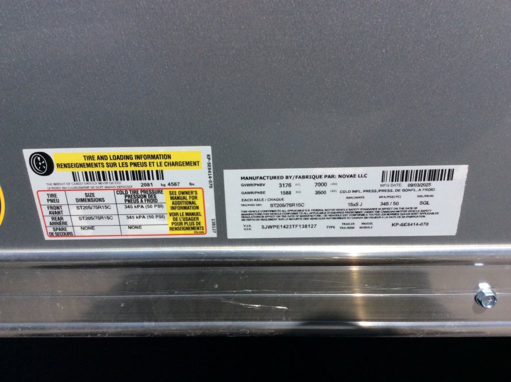 2026 Pace American 7' x 14' JOURNEY SE Enclosed Cargo trailer