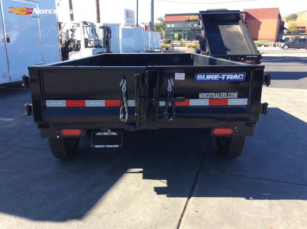 2025 Sure-Trac 5' x 10' 7K 16" SIDES Dump trailer