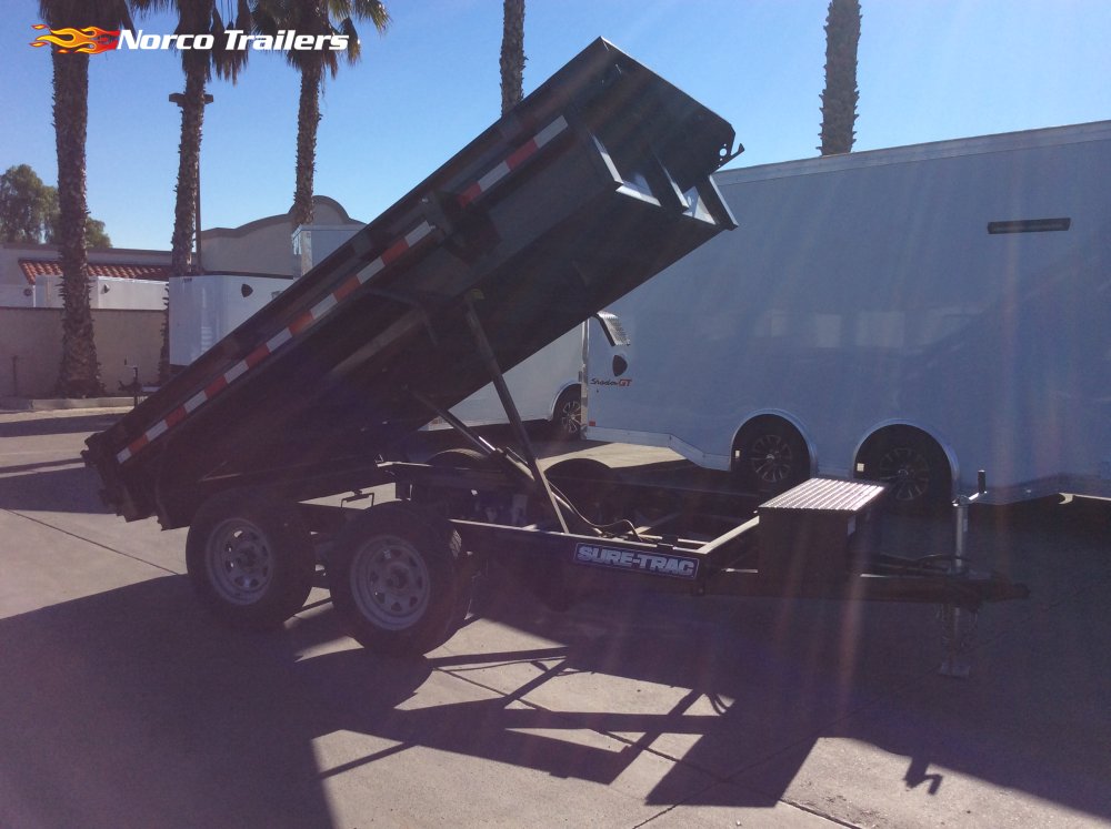 2025 Sure-Trac 5' x 10' 7K 16" SIDES Dump trailer