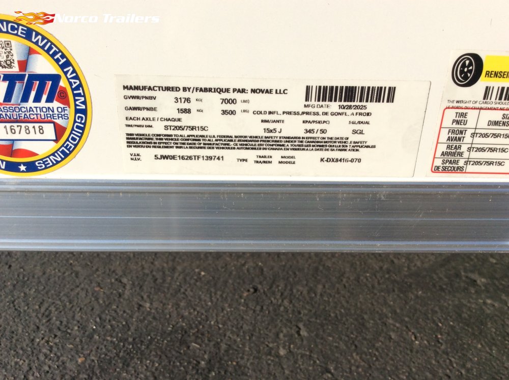 2026 Look Trailers 7' x 16' ST DELUXE Enclosed Cargo trailer