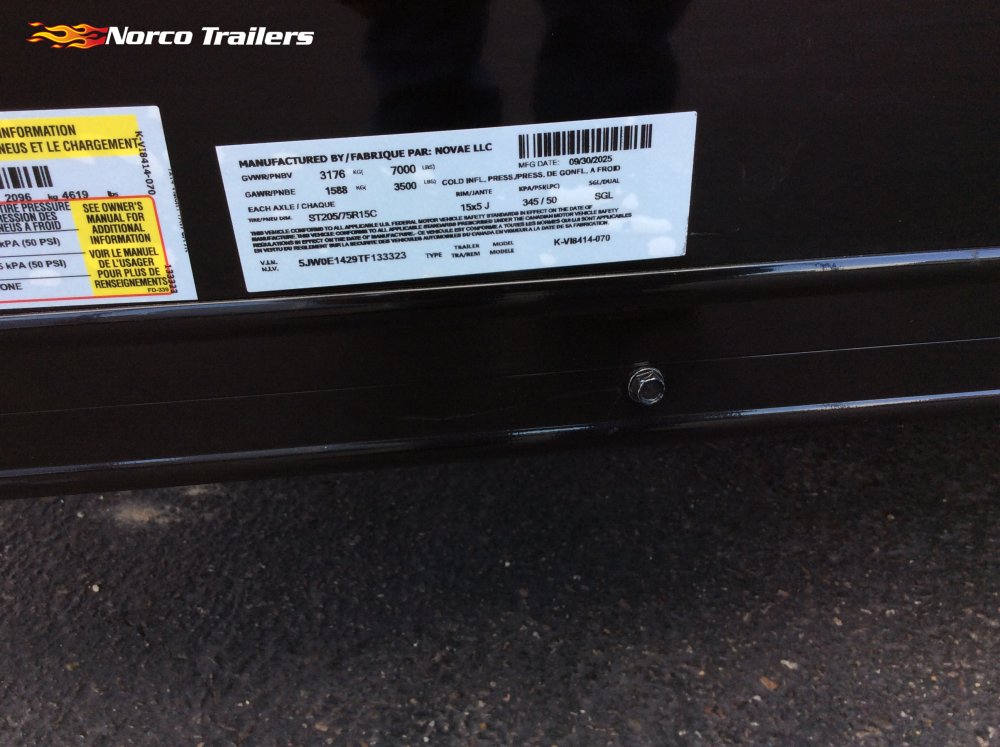 2026 Pace American 7' x 14' CARGO SPORT Enclosed Cargo trailer