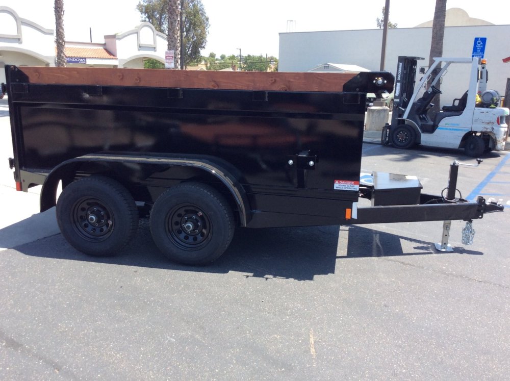 2027 Innovative 72" x 10' 10K 30" SIDES Dump trailer