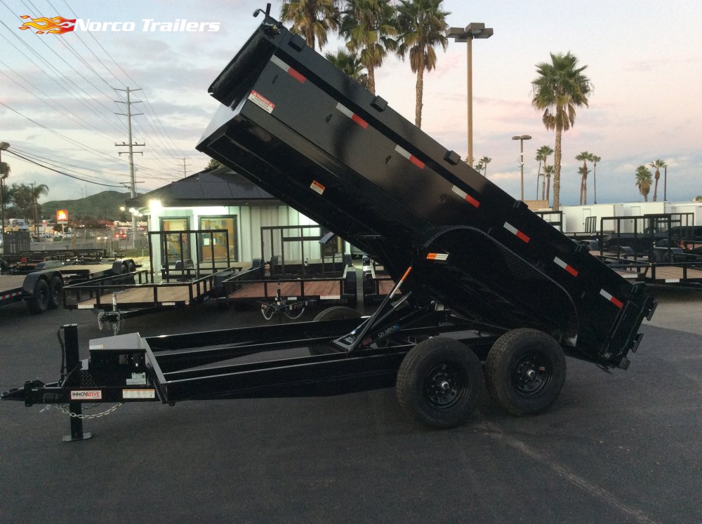 2026 Innovative 83" x 14' 14K 24" SIDES Dump trailer