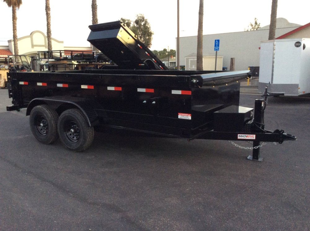 2026 Innovative 83" x 14' 14K 24" SIDES Dump trailer