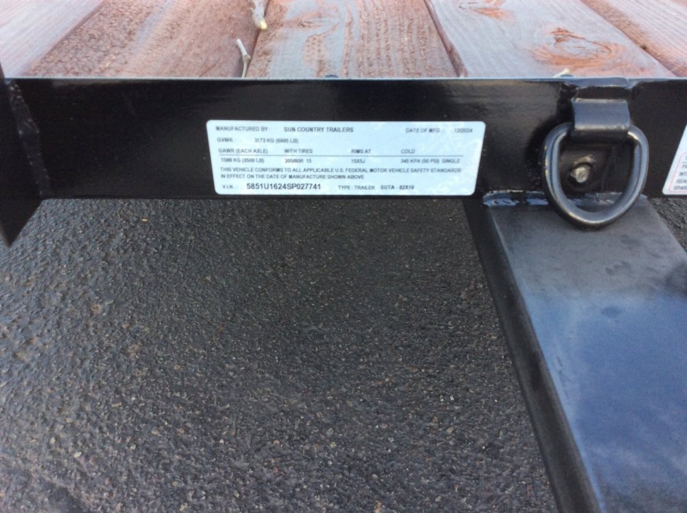 2025 Sun Country 82 X 16 Utility