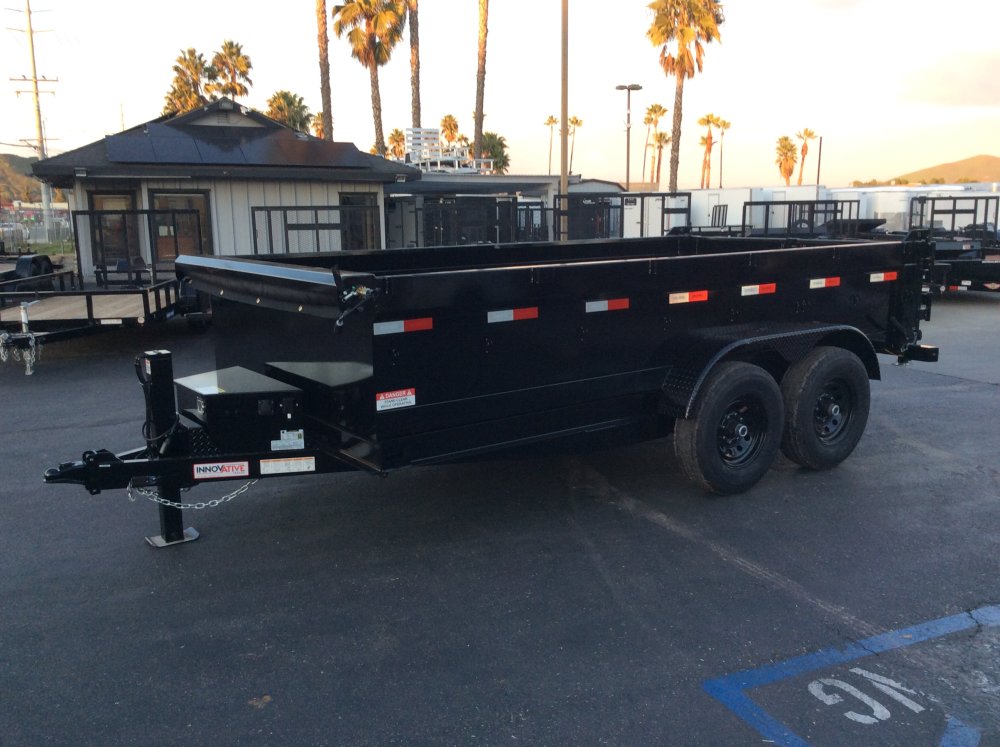 2025 Innovative 83" x 14' 14K 24" SIDES Dump trailer