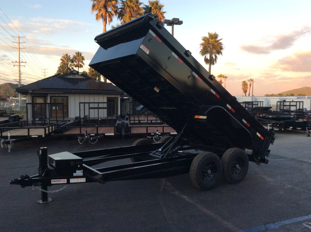 2025 Innovative 83" x 14' 14K 24" SIDES Dump trailer