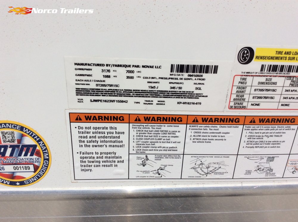 2027 Pace American 8.5' x 16' CARGO SPORT Enclosed Cargo trailer