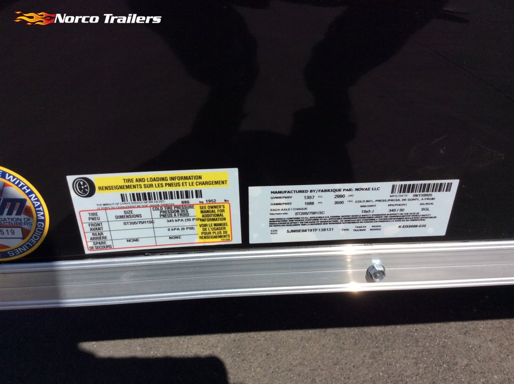 2026 Look Trailers ST DLX 5' x 8' Single Axle Enclosed Cargo Trailer