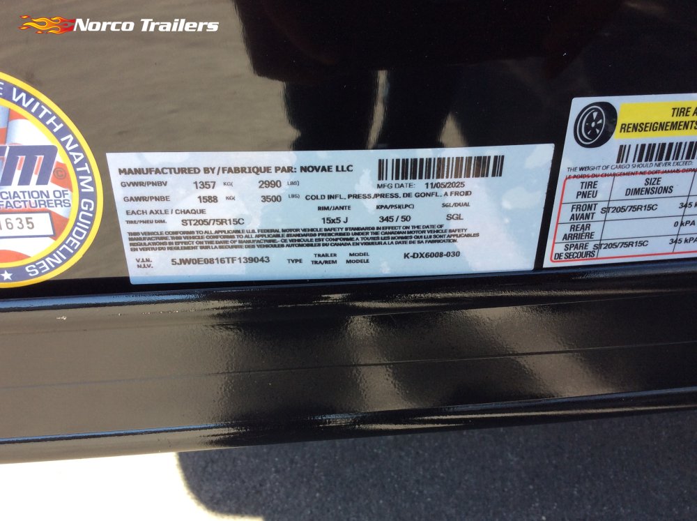 2026 Look Trailers 5' x 8' ST DELUXE Enclosed Cargo trailer