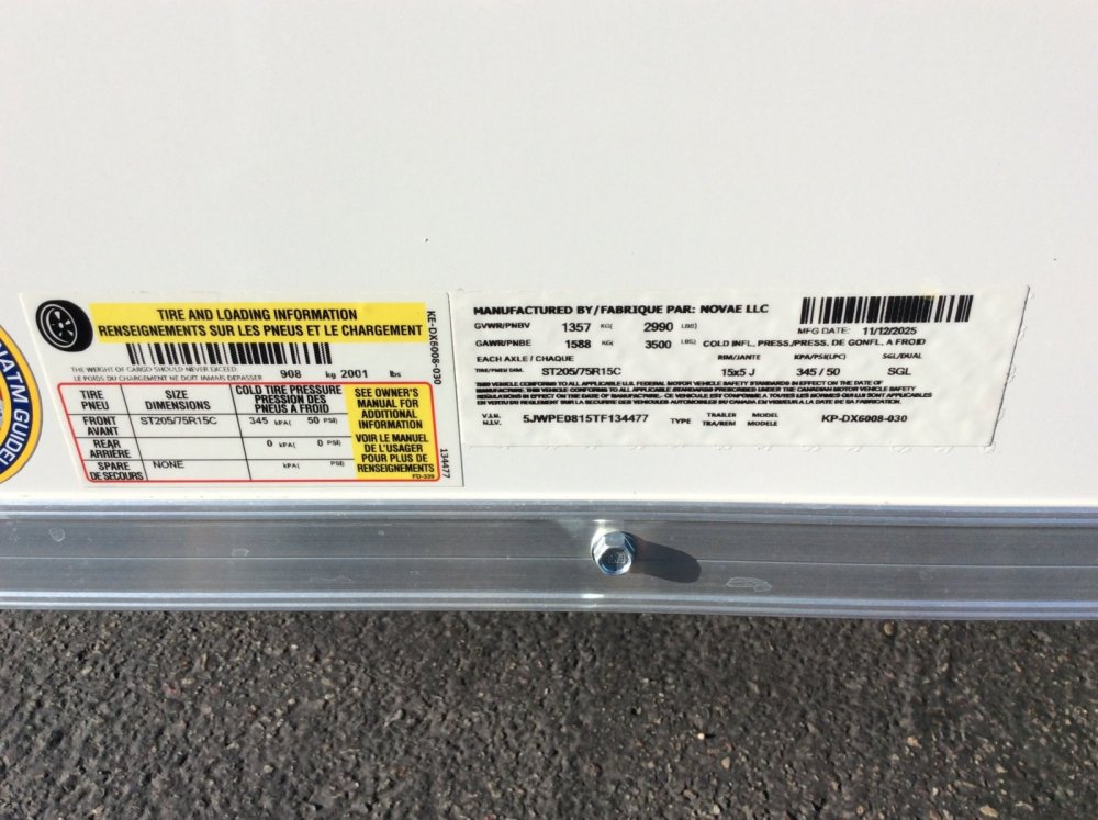 2026 Pace American 5' x 8' OUTBACK DELUXE Enclosed Cargo trailer