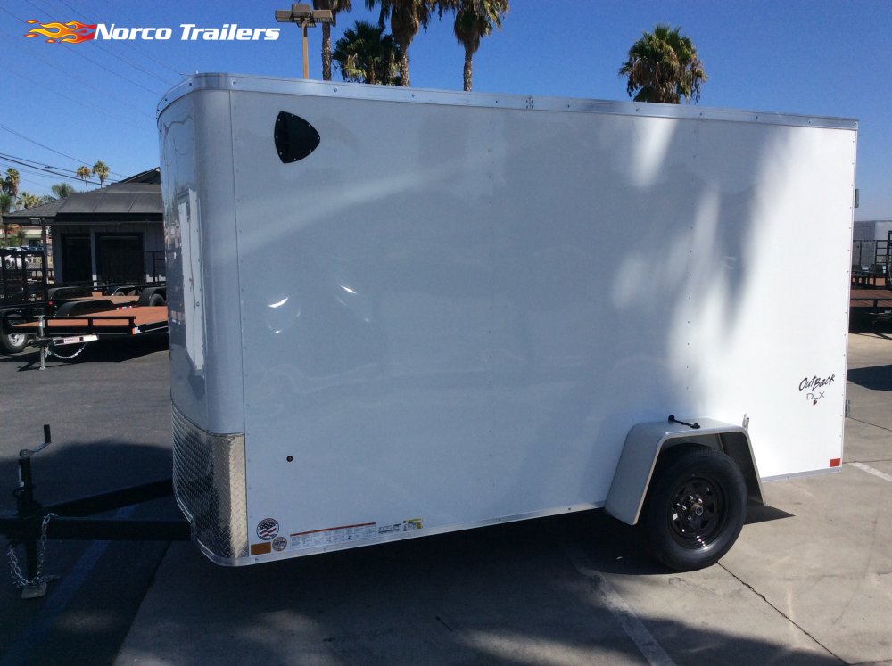 2027 Pace American 6' x 12' OB DLX Enclosed Cargo trailer