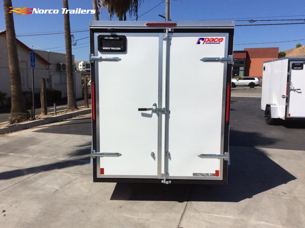 2027 Pace American 6' x 12' OB DLX Enclosed Cargo trailer