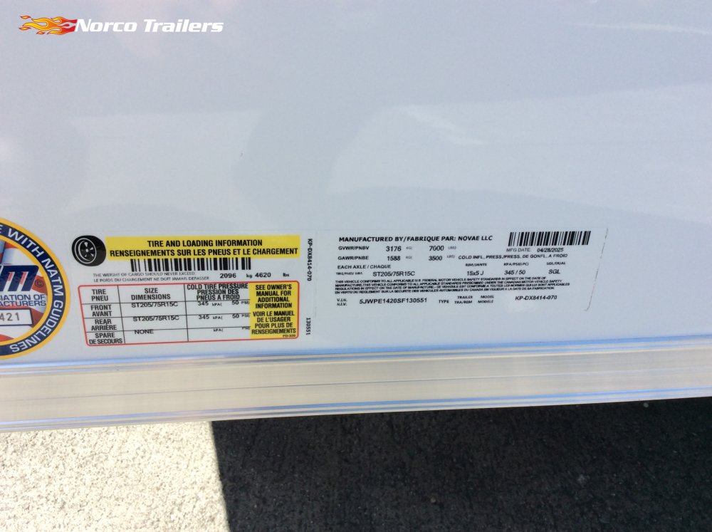 2025 Pace American 7' x 14' OUTBACK DELUXE Enclosed Cargo trailer