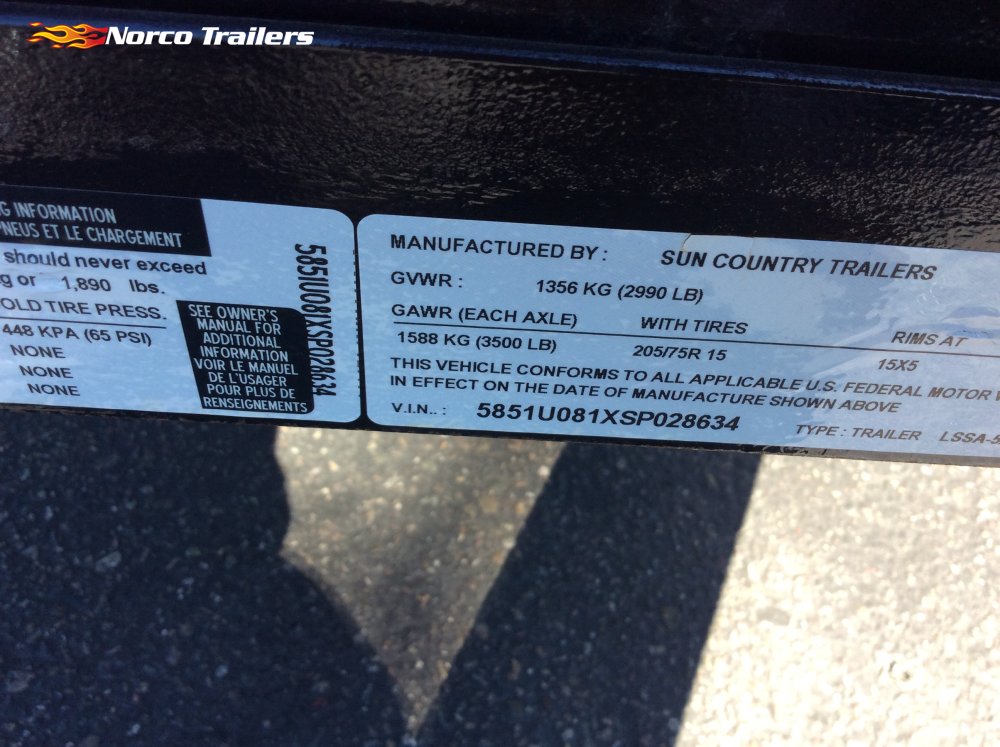 2025 Sun Country 5' x 8' LANDSCAPE Landscape trailer