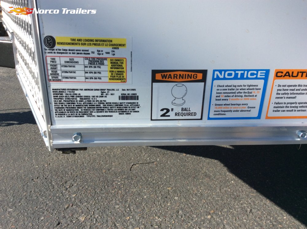 2025 Wells Cargo 6' x 12' FastTrac Enclosed Cargo trailer