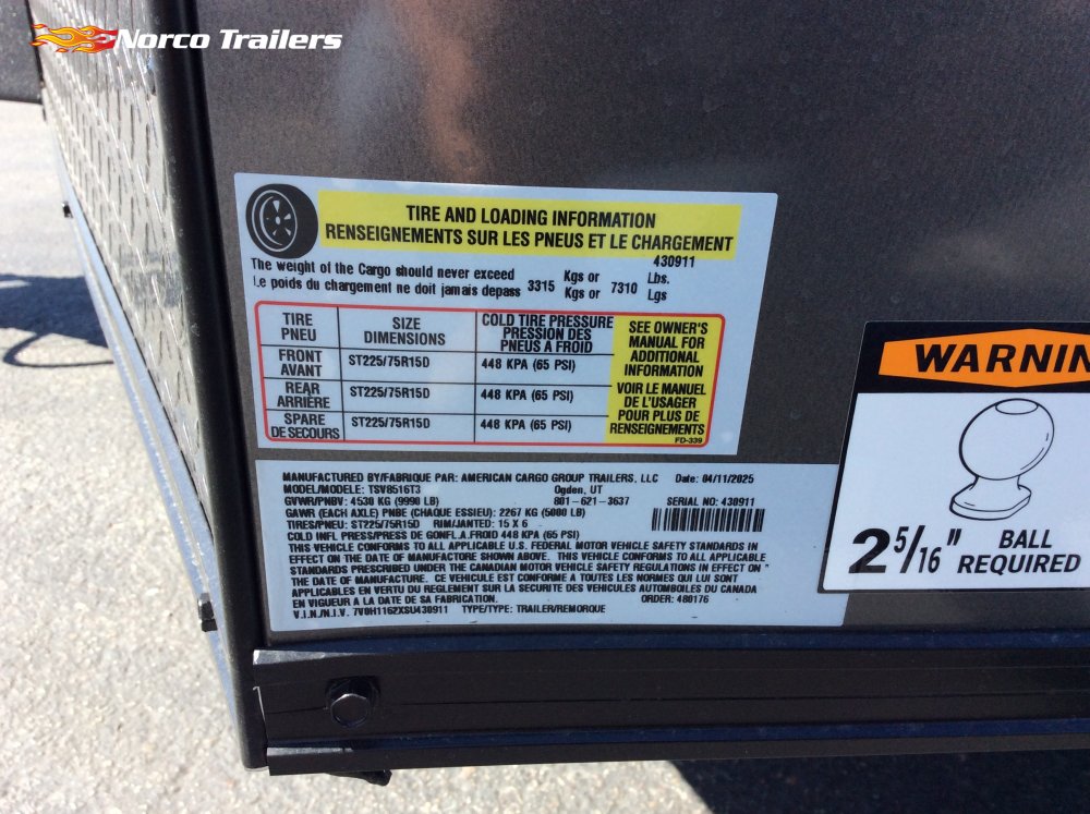2025 Haulmark 8.5' x 16' TRANSPORT Enclosed Cargo trailer