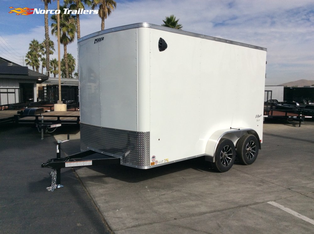 2026 Pace American 7' x 12' OUTBACK DELUXE Enclosed Cargo trailer