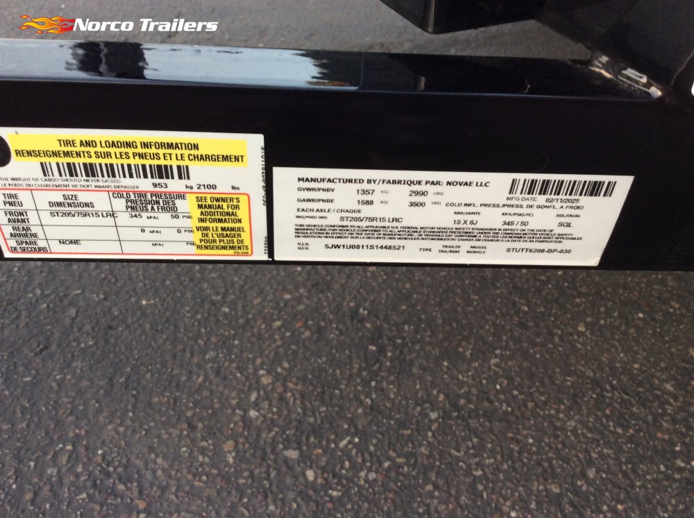 2025 Sure-Trac 5' x 8' UTILITY Utility trailer