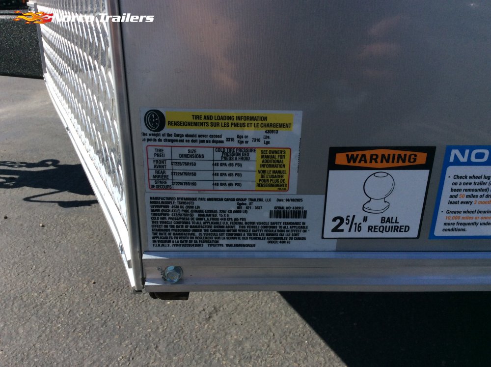 2025 Haulmark 8.5' x 16' TRANSPORT Enclosed Cargo trailer