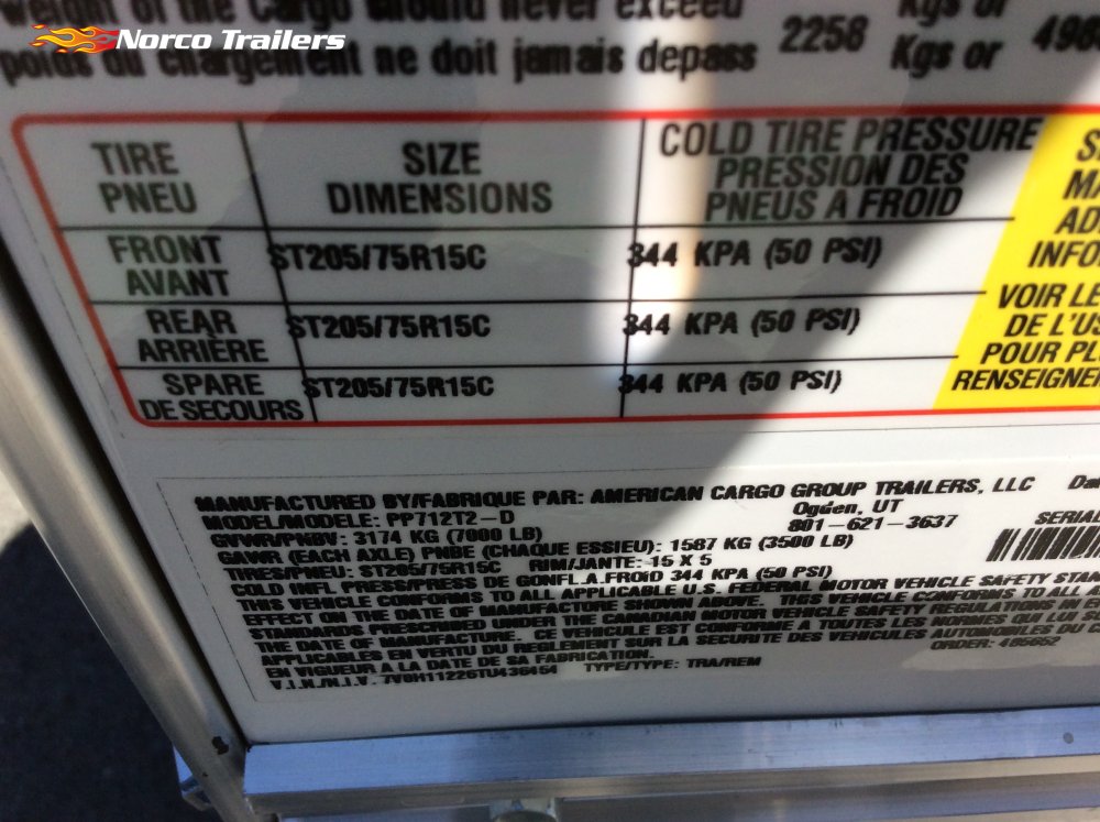 2026 Haulmark 7' x 12' PASSPORT Utility trailer
