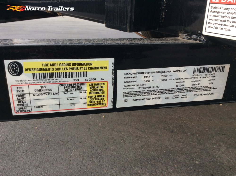 2025 Sure-Trac 5' x 8' UTILITY Utility trailer