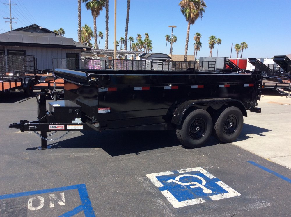 2027 Innovative 83" x 12' 14K 24" SIDES Dump trailer
