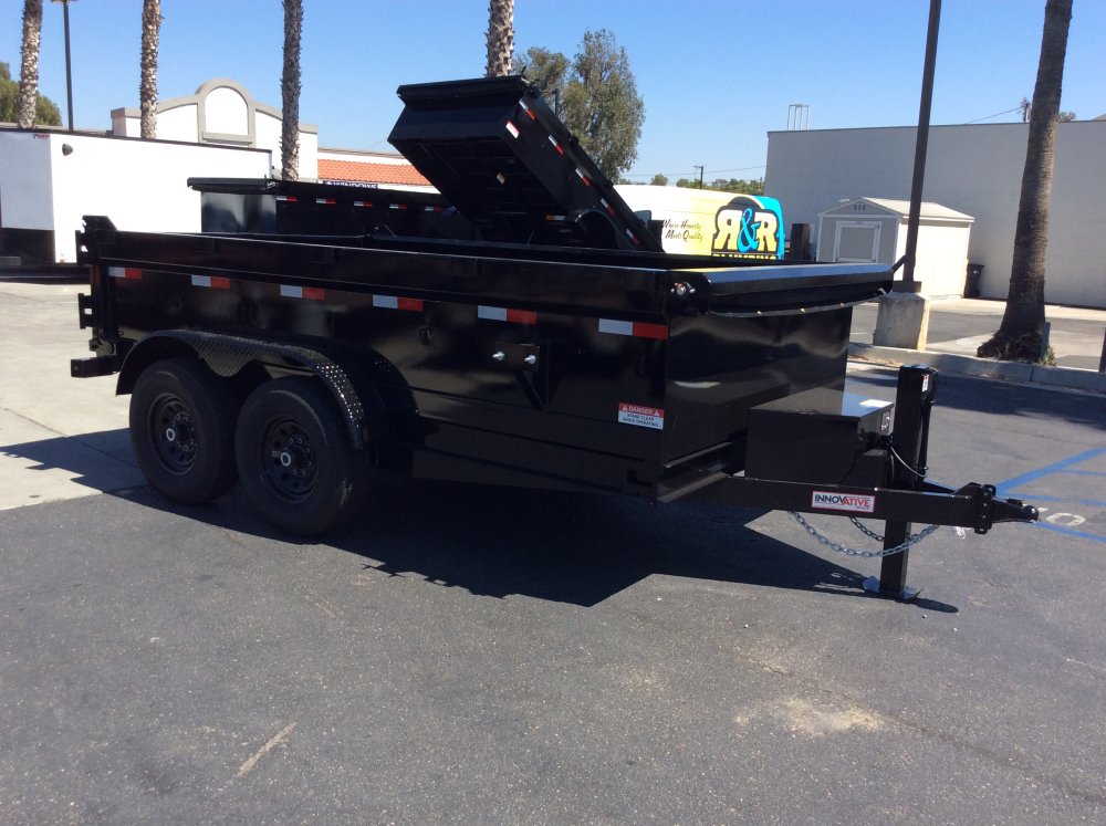 2027 Innovative 83" x 12' 14K 24" SIDES Dump trailer
