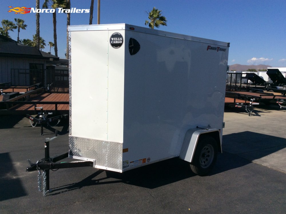 2025 Wells Cargo 5' x 8' FAST TRAC Enclosed Cargo trailer