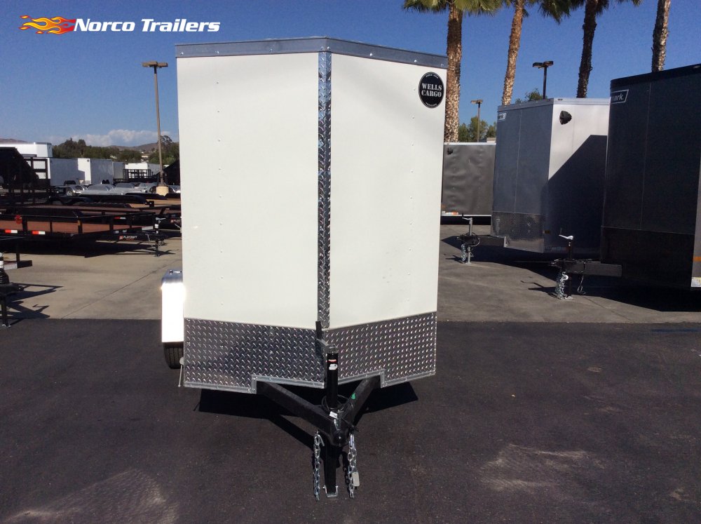 2025 Wells Cargo 5' x 8' FAST TRAC Enclosed Cargo trailer