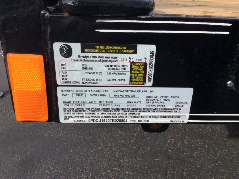 2026 Innovative 83" x 16' CAR HAULER Flatbed trailer