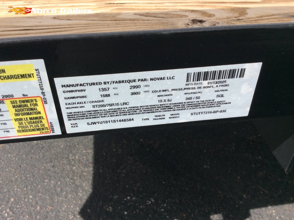 2025 Sure-Trac 6' x 10' UTILITY Utility trailer