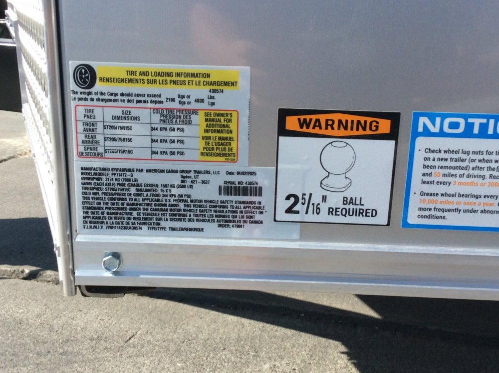 2025 Haulmark 7' x 14' Passport Enclosed Cargo trailer