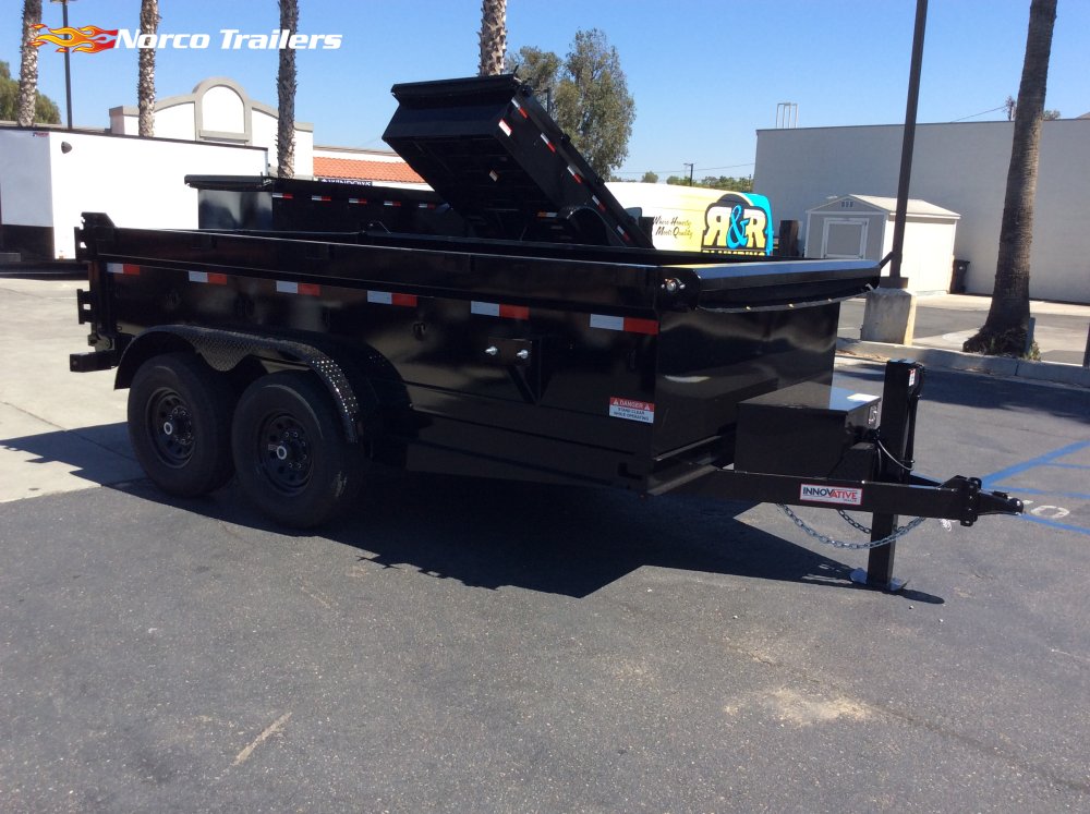 2027 Innovative 83" x 12' 14K 24" SIDES Dump trailer