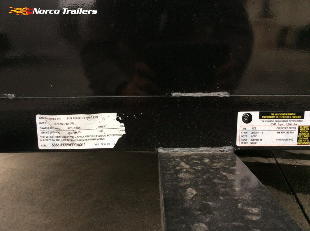 2025 Sun Country 83" x 12' Landscape trailer