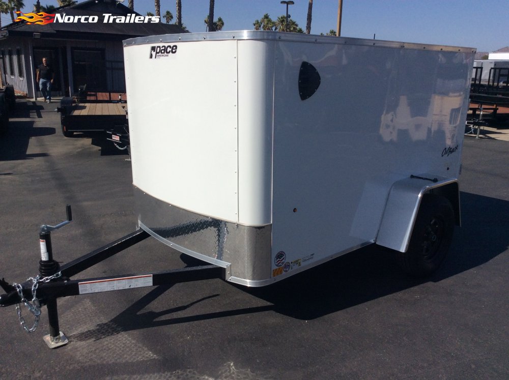 2025 Pace American 5' x 8' OB DLX Enclosed Cargo trailer