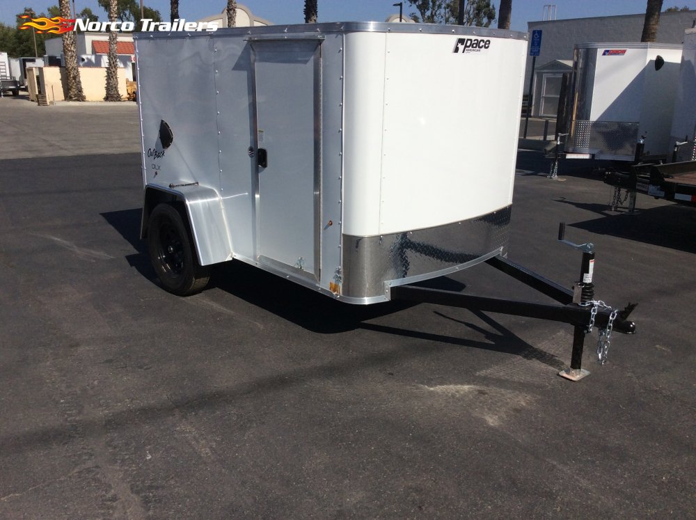 2025 Pace American 5' x 8' OB DLX Enclosed Cargo trailer