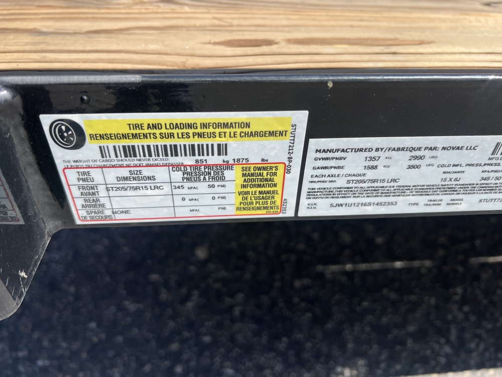 2025 Sure-Trac 6' x 12' UTILITY Utility trailer