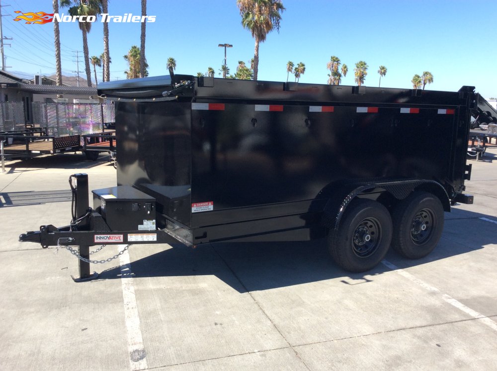 2027 Innovative 83" x 12' 14K 44" SIDES Dump trailer