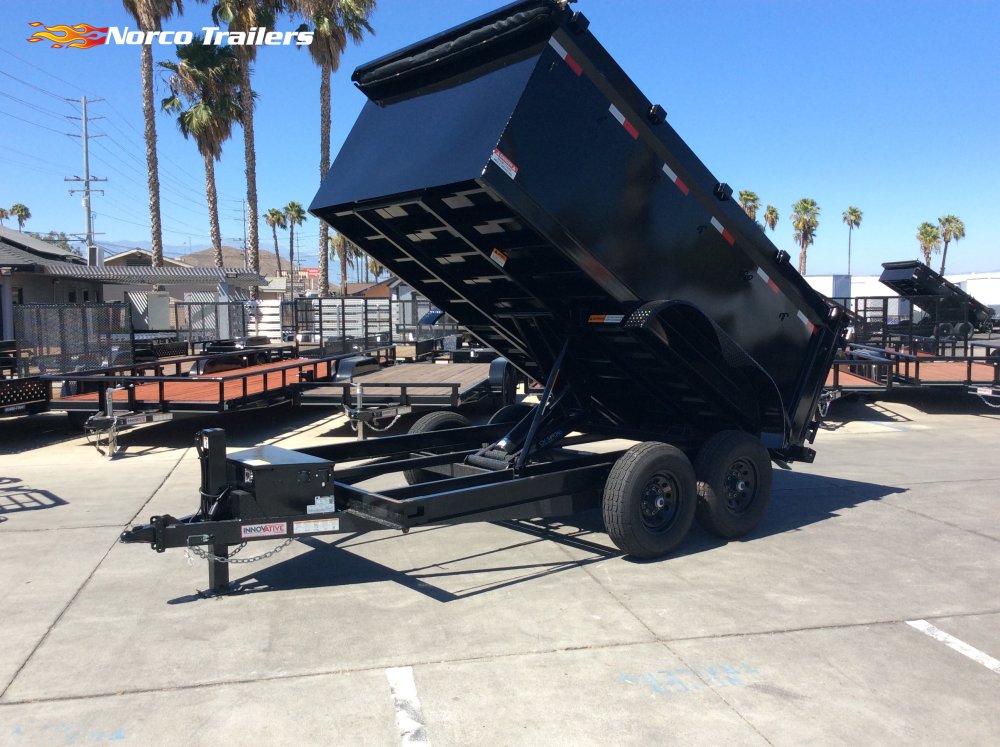 2027 Innovative 83" x 12' 14K 44" SIDES Dump trailer