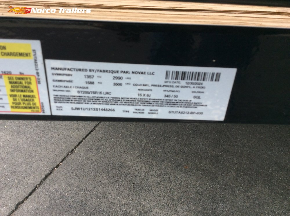 2025 Sure-Trac 7' x 12' SIDE LOAD Utility trailer