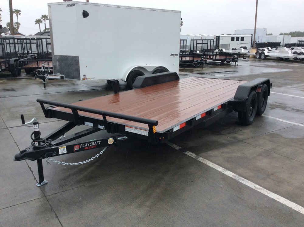 2025 Sun Country 82" x 18' 7K CAR HAULER Flatbed trailer