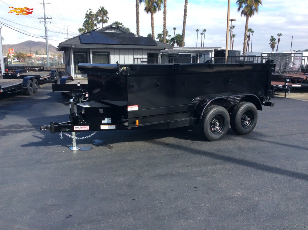 2026 Innovative 6' x 12' 10K 30" SIDES Dump trailer
