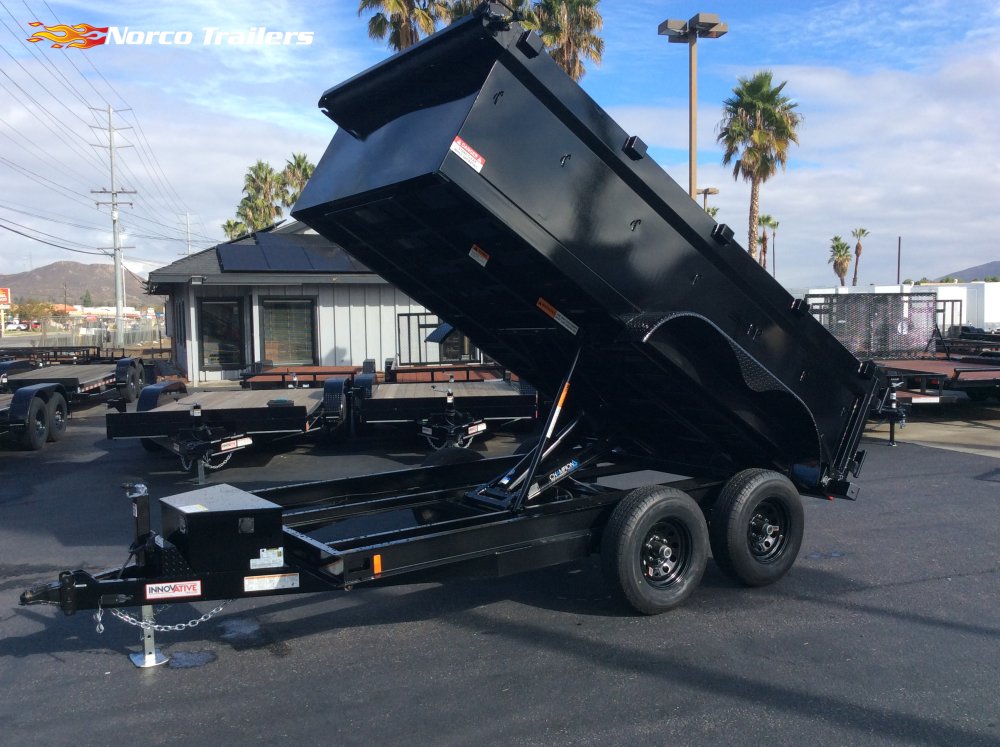 2026 Innovative 6' x 12' 10K 30" SIDES Dump trailer