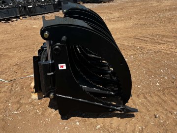 Jenkins Iron & Steel 76" Dual Brush Grapple Skid Steer Attachment